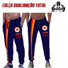 CALÇA SAMU PERSONALIZA AZUL MARINHO 